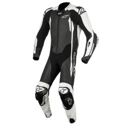 ALPINESTARS MENS GP TECH-V2 1 PIECE RACE SUIT - BLACK / WHITE SI-707