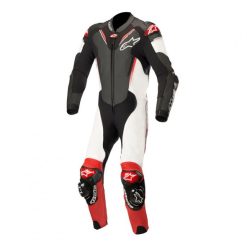 2018 ALPINESTARS ATEM V3 LEATHER SUIT - BLACK/WHITE/RED SI-703