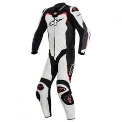 2018 ALPINESTARS GP PRO LEATHER SUIT TECH-AIR COMPATIBLE - BLACK/WHITE/RED SI-702