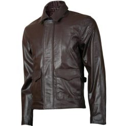 Lightweight Indiana Jones Brown Leather Jacket SI-130