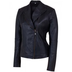 Ladies Black Sheep Leather Jacket SI-505