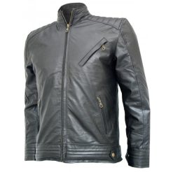 Bourne Legacy Jeremy Renner Black Leather Jacket SI-108