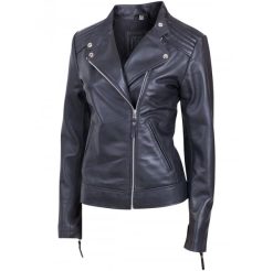 Women's Moto Leather Jacket SI-504